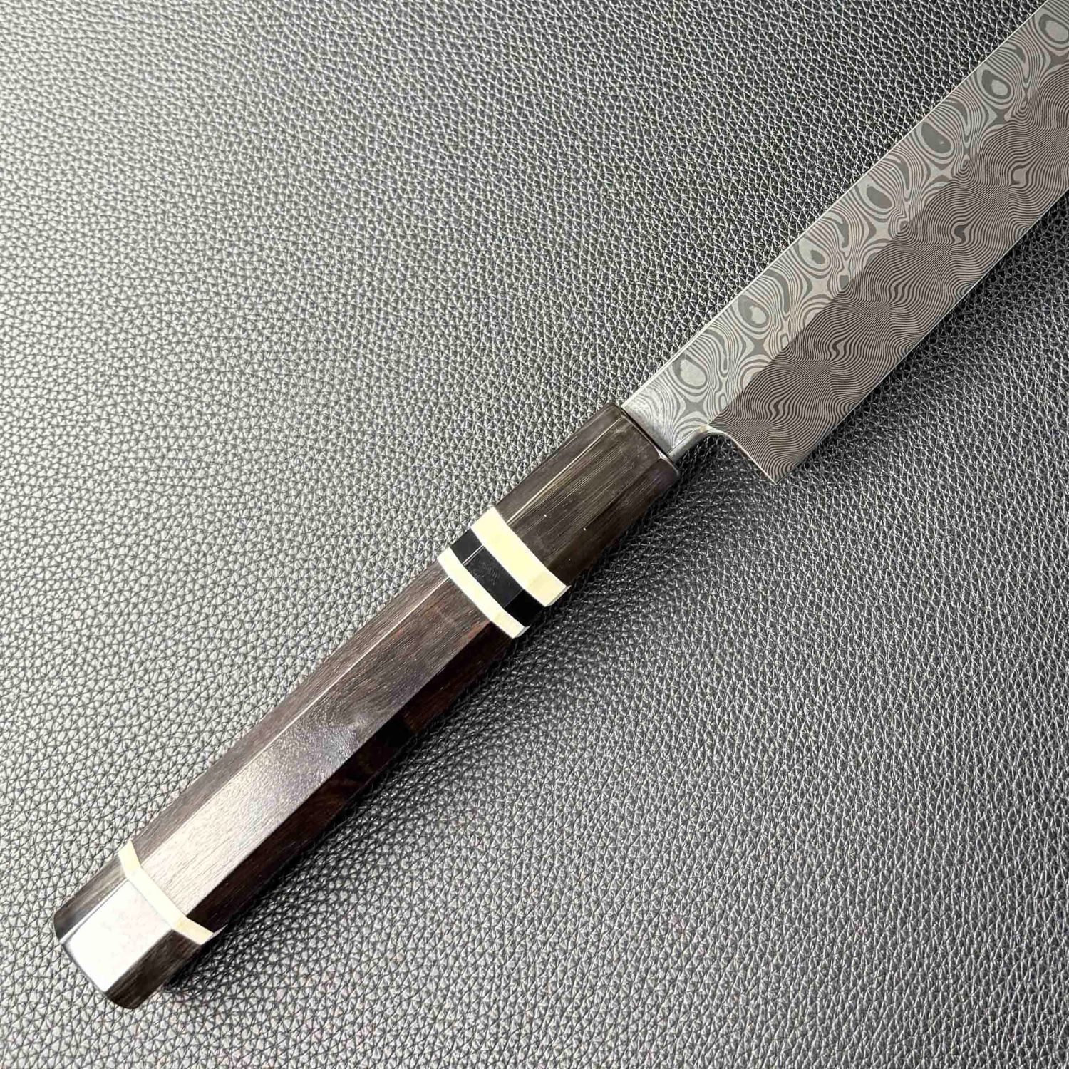 楽天市場】ダマスカス鋼 柳刃包丁 尺一（刃渡り330mm） 尺（刃渡り