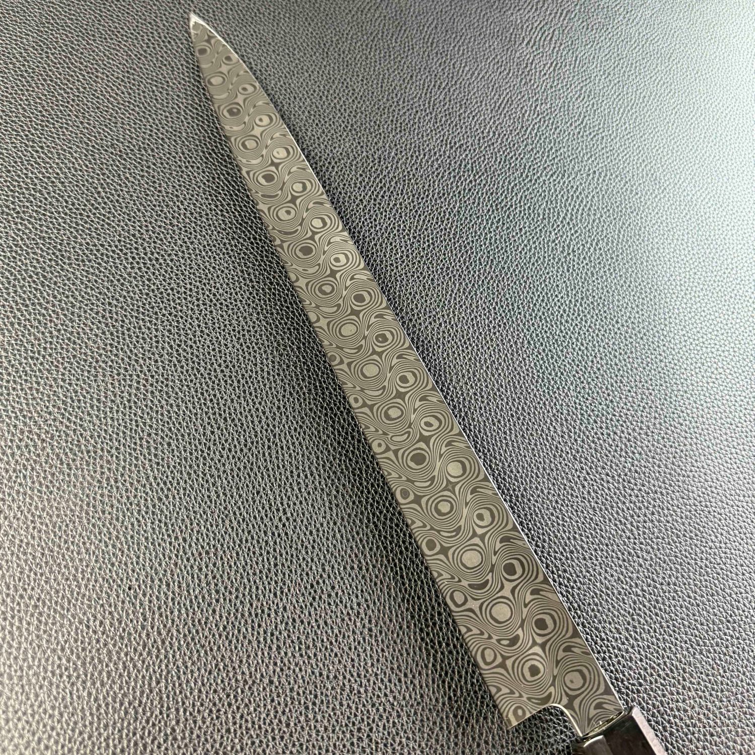 楽天市場】ダマスカス鋼 柳刃包丁 尺一（刃渡り330mm） 尺（刃渡り