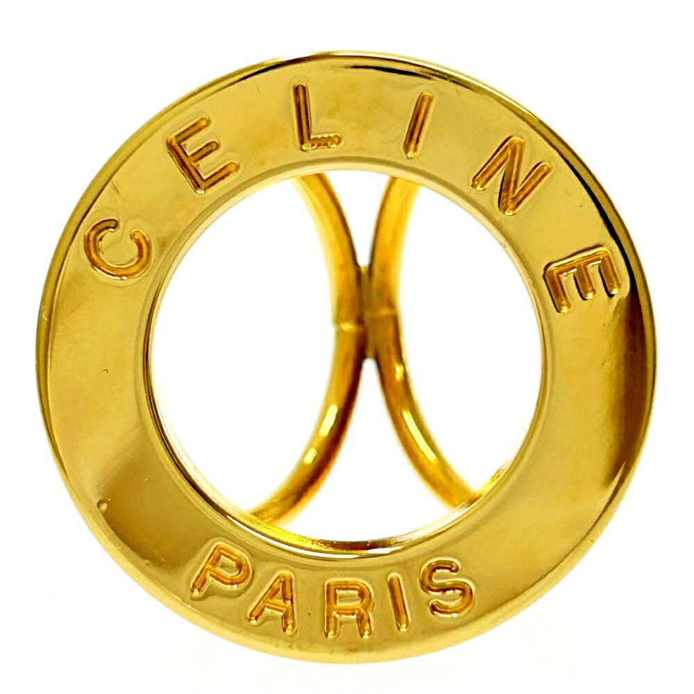 楽天市場】【中古】CELINE セリーヌ GP ロゴ サークル スカーフリング