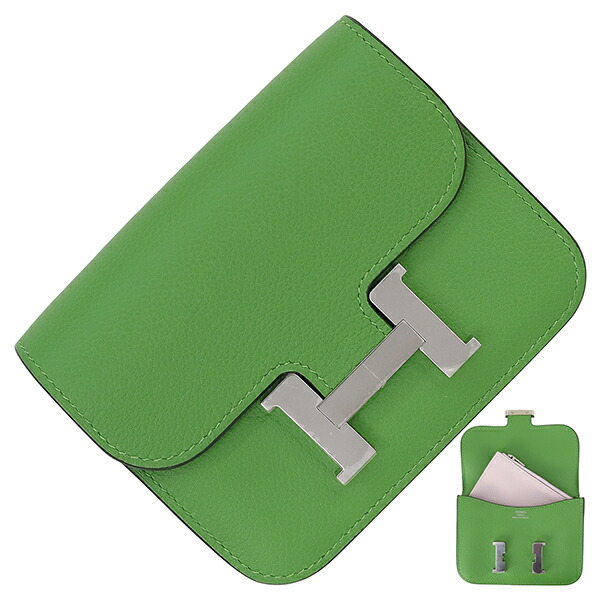 楽天市場】【5%OFF】 エルメス 財布 コンスタンス スリム ヴェルソ