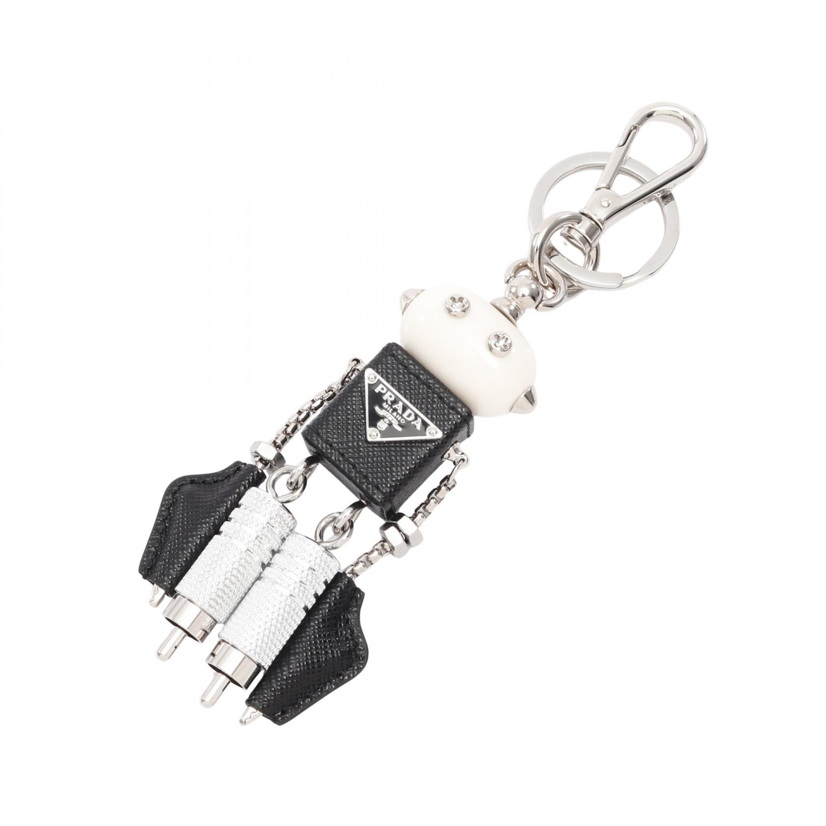 楽天市場】プラダ PRADA ロボット チャーム アクセサリー レザー
