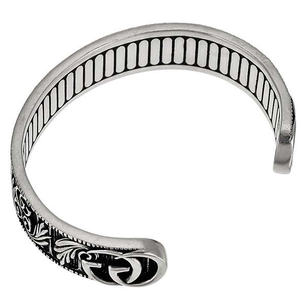 楽天市場】グッチ GUCCI バングル メンズ レディース ダブルG リーフ