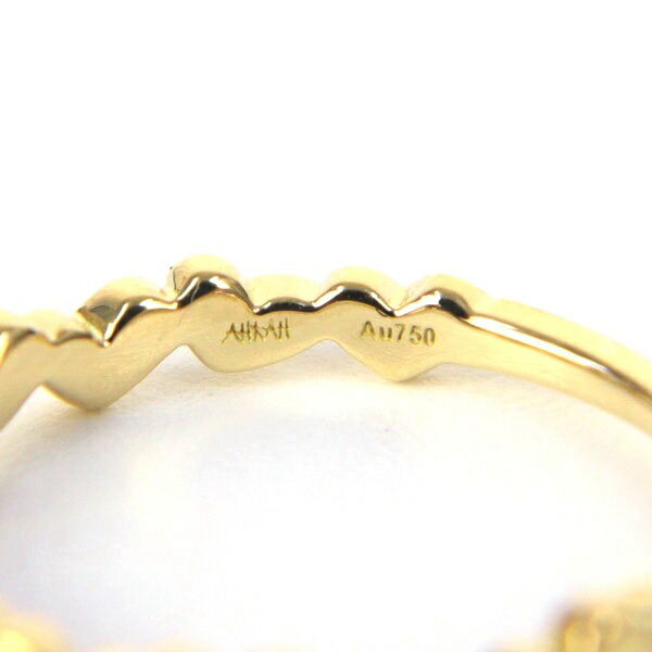 楽天市場】Aランク【アーカー】アンハート エタニティリング/750YG/2号