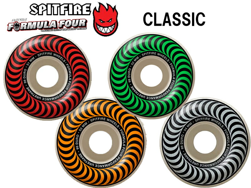 楽天市場】SPITFIRE スピットファイヤー スケボー ウィール FORMULA