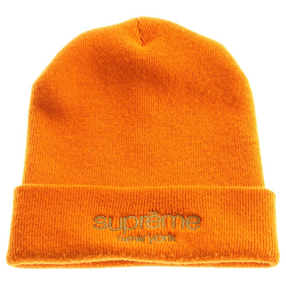楽天市場】supreme ニット帽（カラーオレンジ）の通販