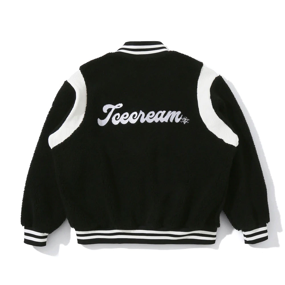 楽天市場】ICECREAM ice cream アイスクリーム BOA VARSITY JACKET