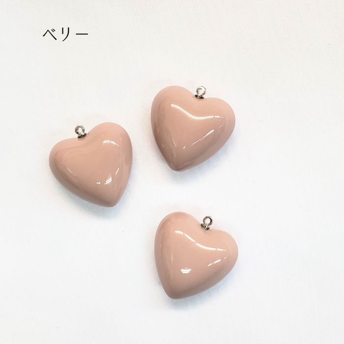 楽天市場】☆人気のぷっくりハート☆【 アクリル ハート ヒートン 付き