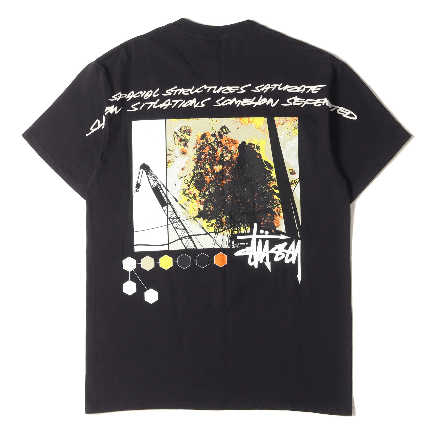 00s usa製 old stussy グラフィックTシャツ Mサイズ STUSSY