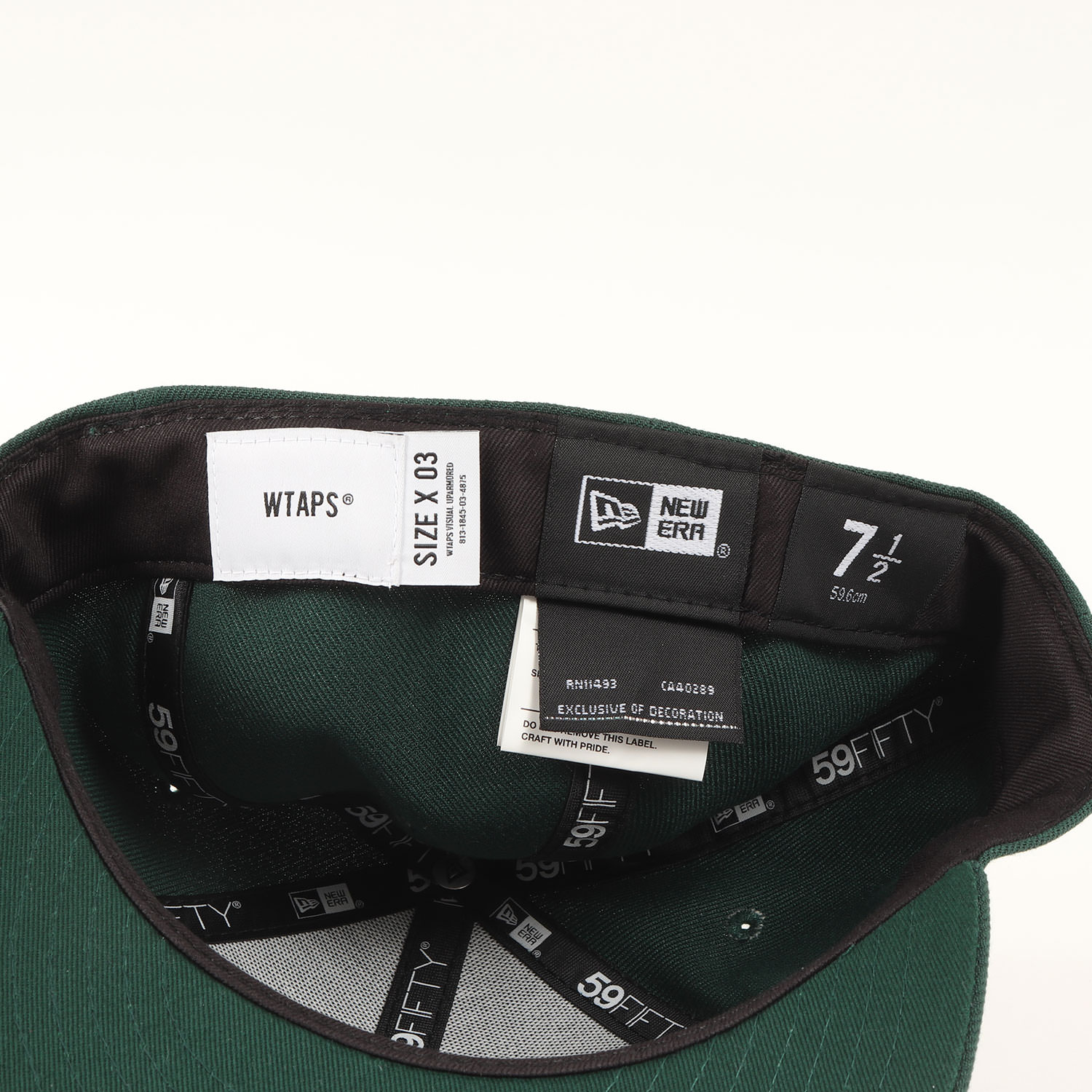 WTAPS ダークグリーン ベースボールキャップ 7 1/2 楽天市場】WTAPS
