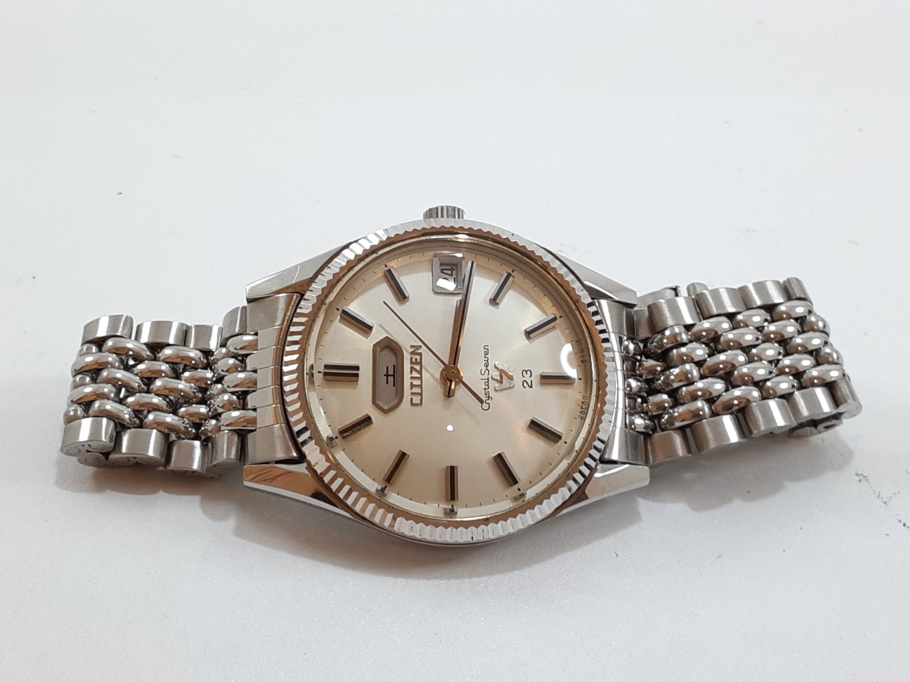 楽天市場】シチズン CITIZEN クリスタル セブン 23石 自動巻き メンズ