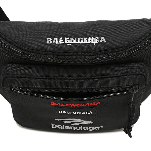 楽天市場】バレンシアガ ボディバッグ ブラック メンズ BALENCIAGA