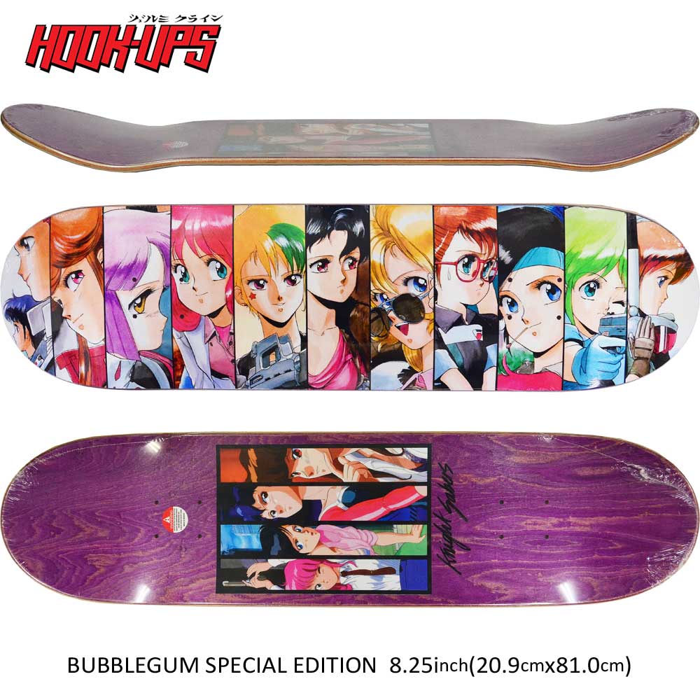 楽天市場】8.25インチ フックアップス スケボー デッキ 板 Hook Ups