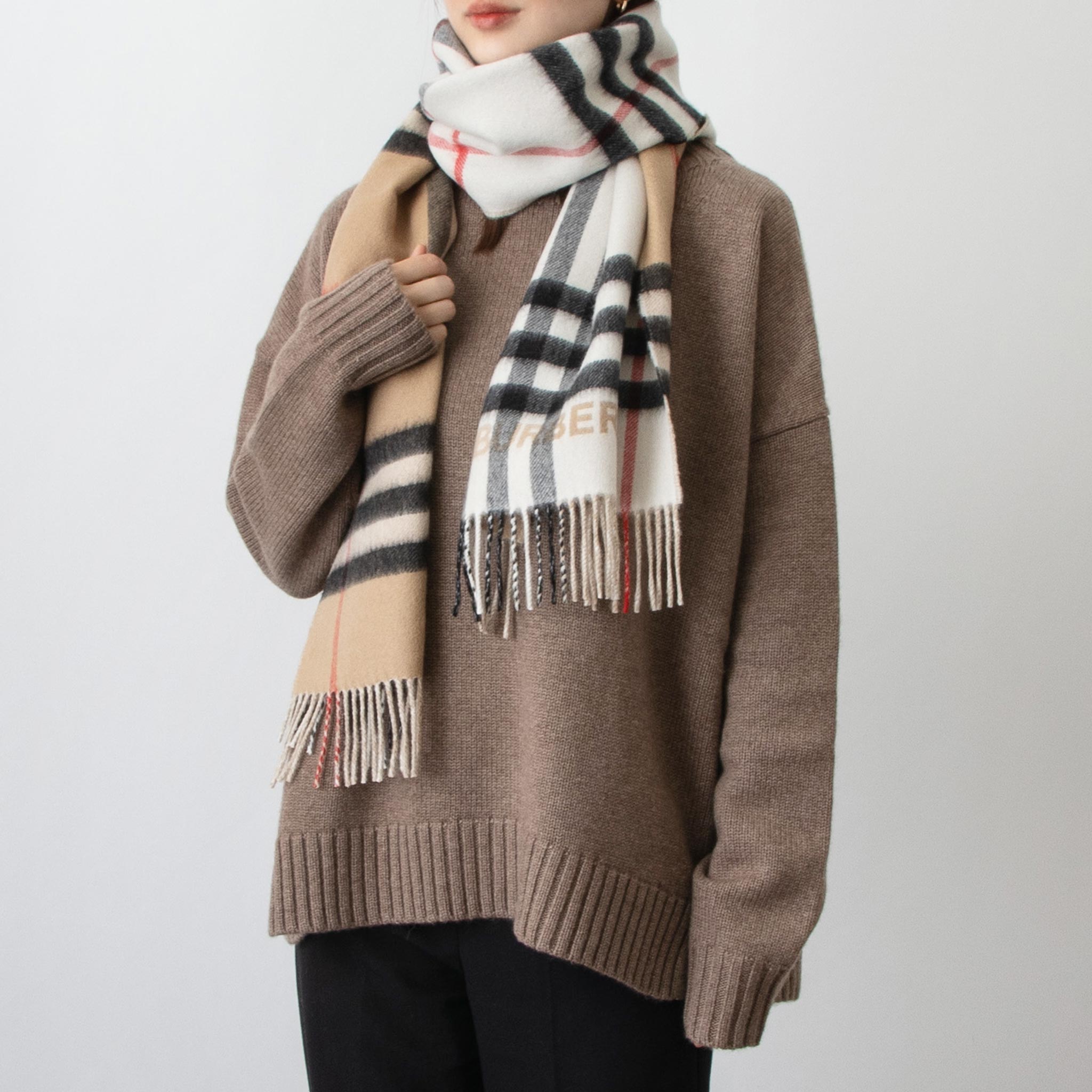 楽天市場】バーバリー BURBERRY カシミアマフラー（カシミヤ） GNT CHK