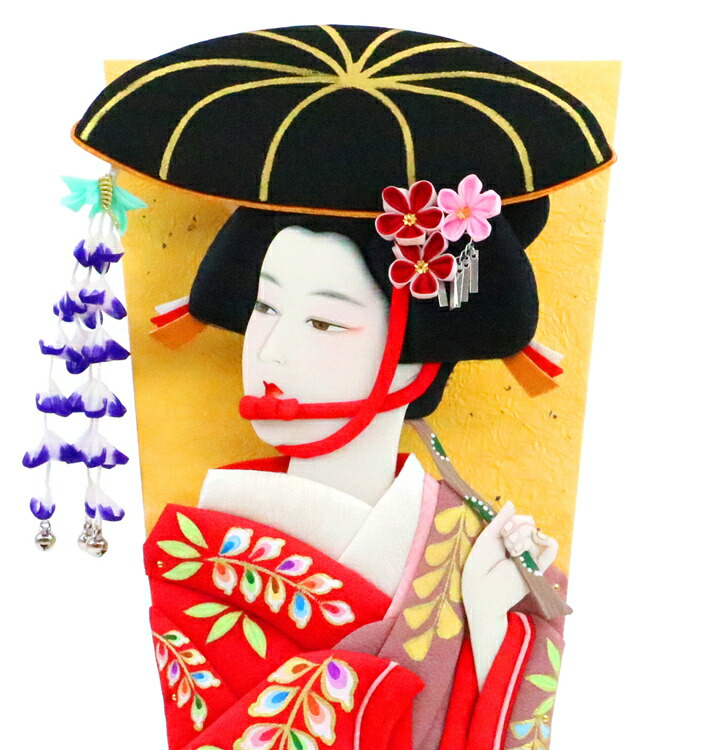 楽天市場】[エントリーでポイント＋10倍！] 押絵羽子板 16号 本絹 極上