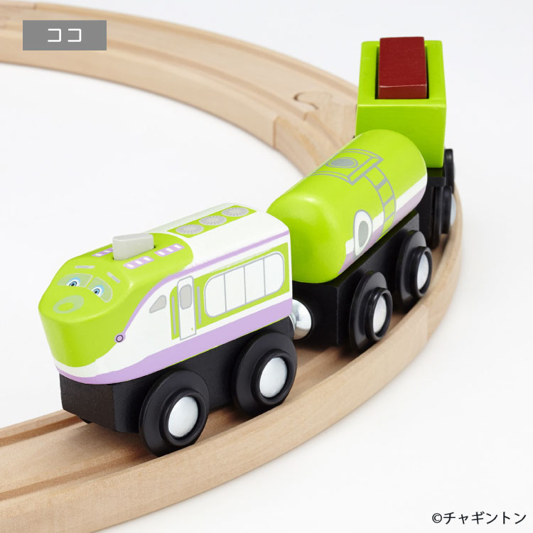 楽天市場】moku TRAIN チャギントン電車 おもちゃ 知育玩具 鉄道 玩具