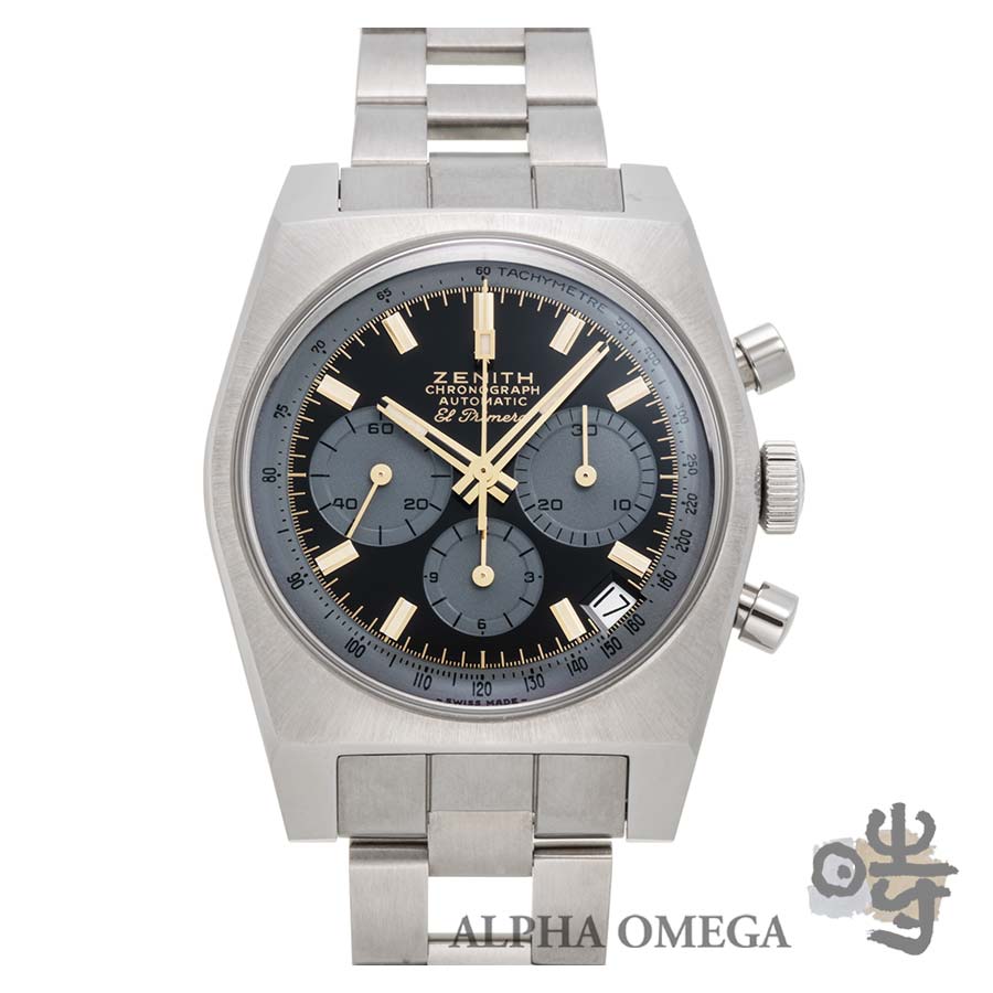 楽天市場】ゼニス クロノマスター リバイバル A384 Ref.95.L384-2.400