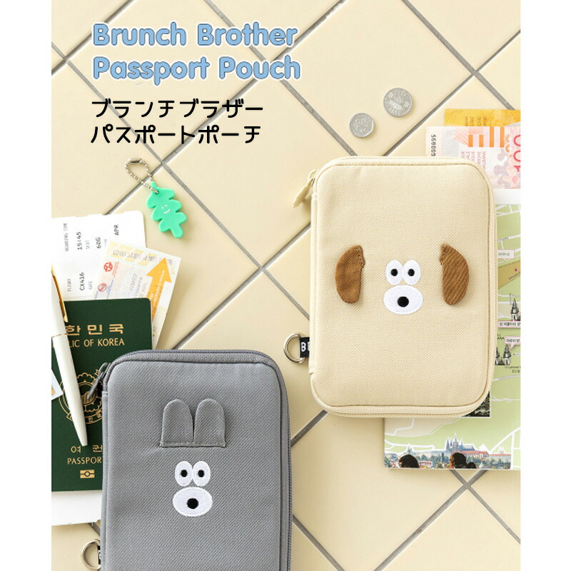楽天市場】Brunch Brother パスポート ポーチ ケース ROMANE Passport