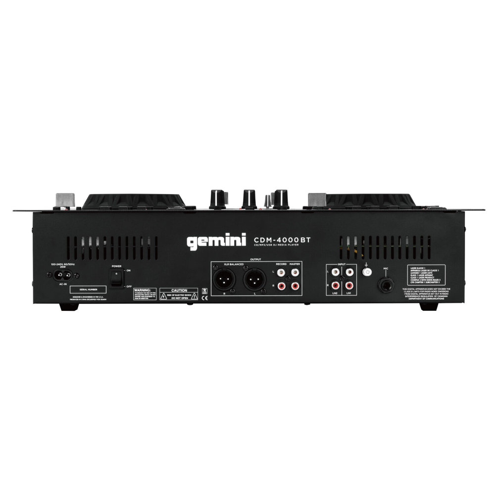 楽天市場】gemini CDM-4000BT オールインワンCDJコンソール : chuya