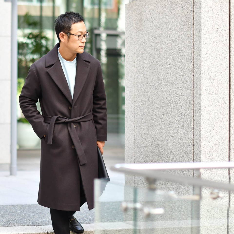 楽天市場】HEVO【イーヴォ】シングルベルテッドコート OSTUNI OSTU725K
