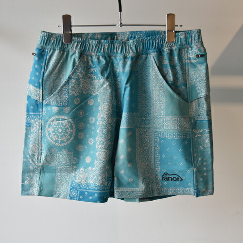 楽天市場】ranor (ラナー) BANDANA MIDDLE SHORTS ターコイズ TQ