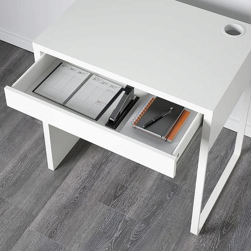 楽天市場】IKEA イケア デスク ホワイト 白 73x50cm 73x50cm b80354281