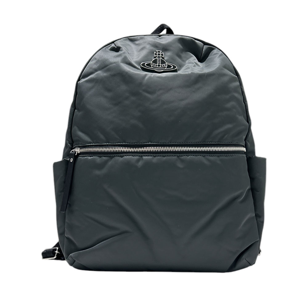 希少】vivienne westwood/ネイビーオレンジキルティングリュック
