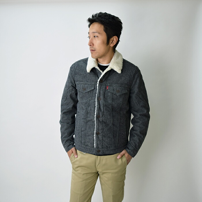 楽天市場】【送料無料】Levi's リーバイス TYPE3 シェルパトラッカー