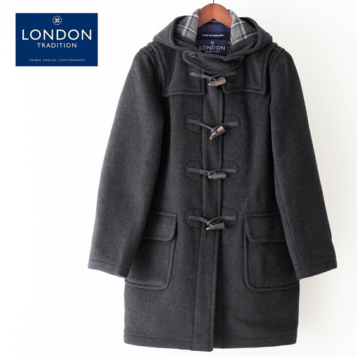 楽天市場】LONDON TRADITION メンズ スリムロングダッフルコート
