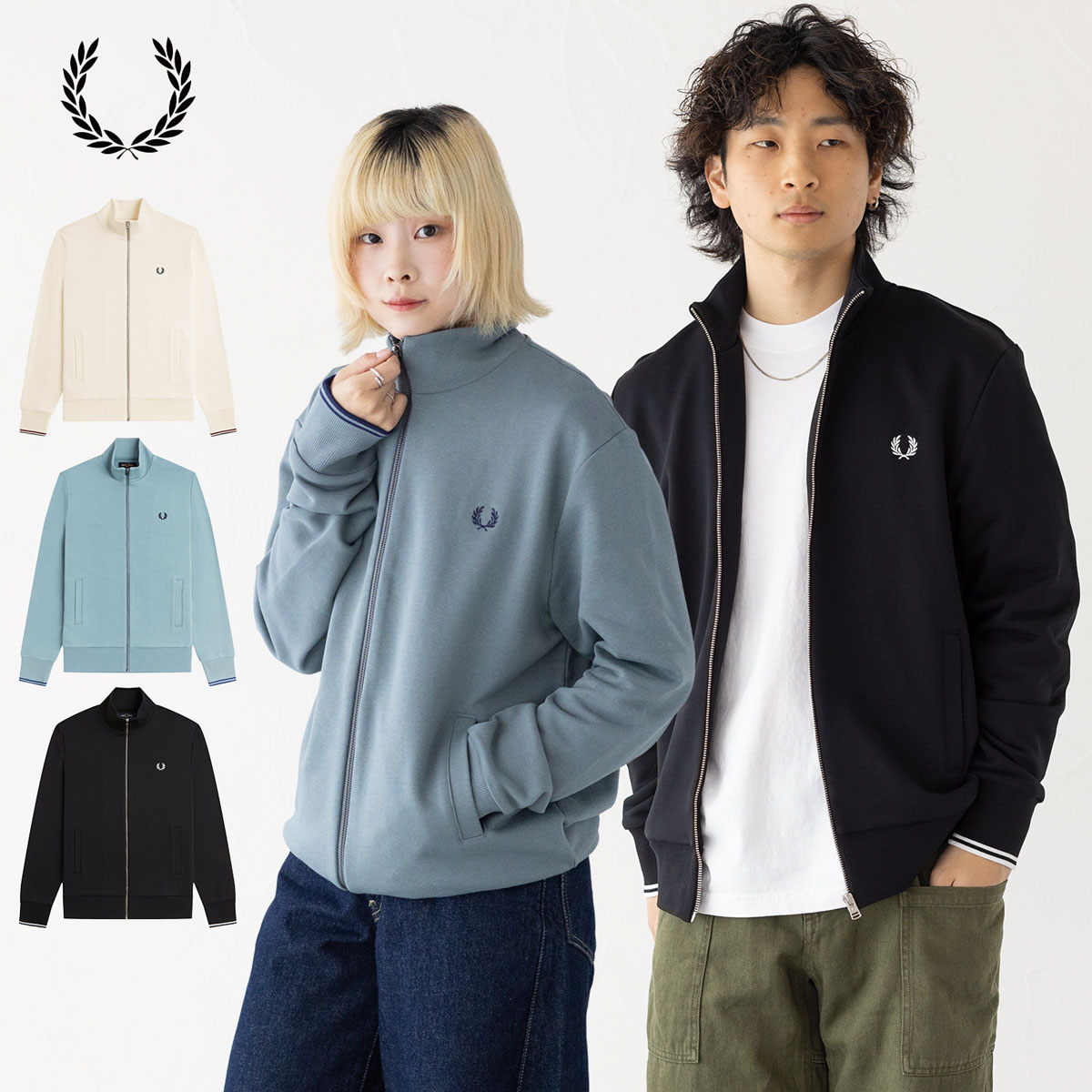 楽天市場】フレッドペリー FRED PERRY ジップスルー スウェット シャツ