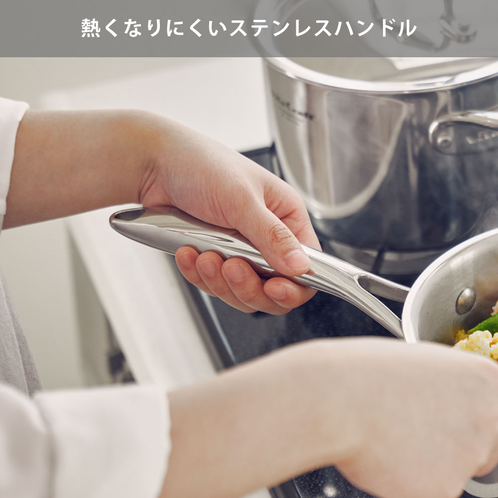 楽天市場】ビタクラフト Nシリーズ ソテーパン 20cm 蓋付き ガス火 IH