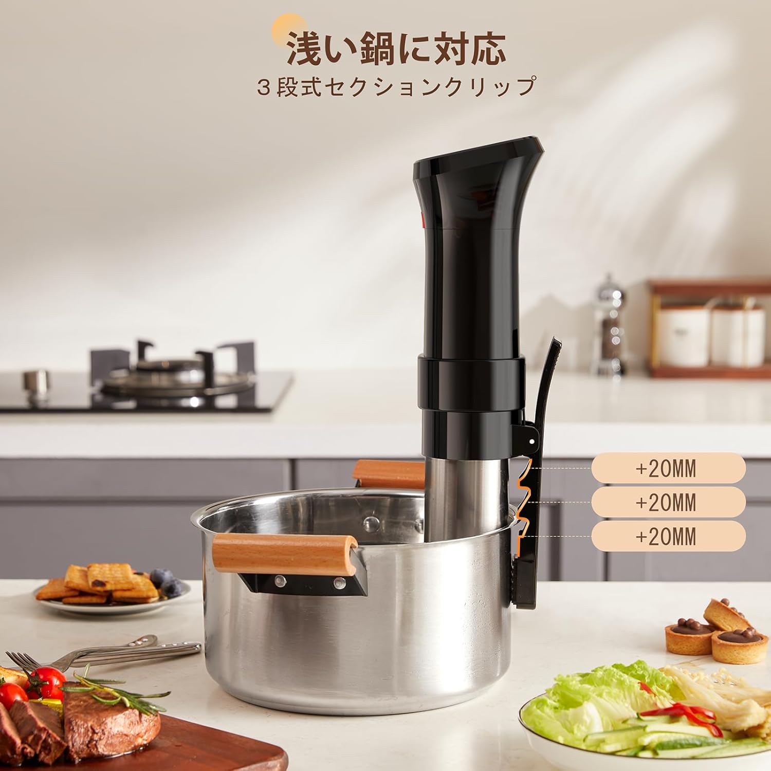 楽天市場】着後レビューで特典☆ 低温調理器 1100Wハイパワー 低温調理