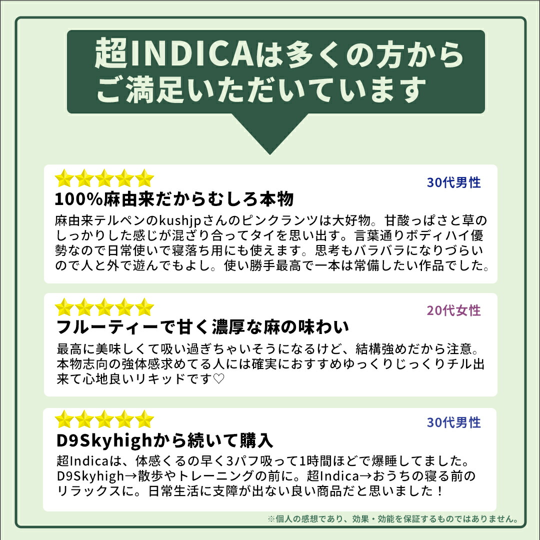 楽天市場】【超INDICA】高濃度 CBN CBG CBD リキッド 1.0ml 【上級者