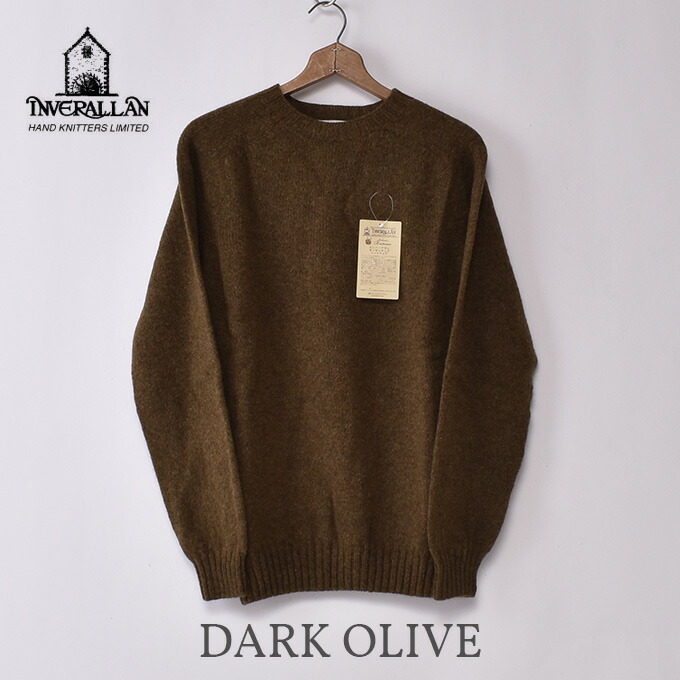 楽天市場】【INVERALLAN】インバーアランCREW NECK SHETLAND SWEATER