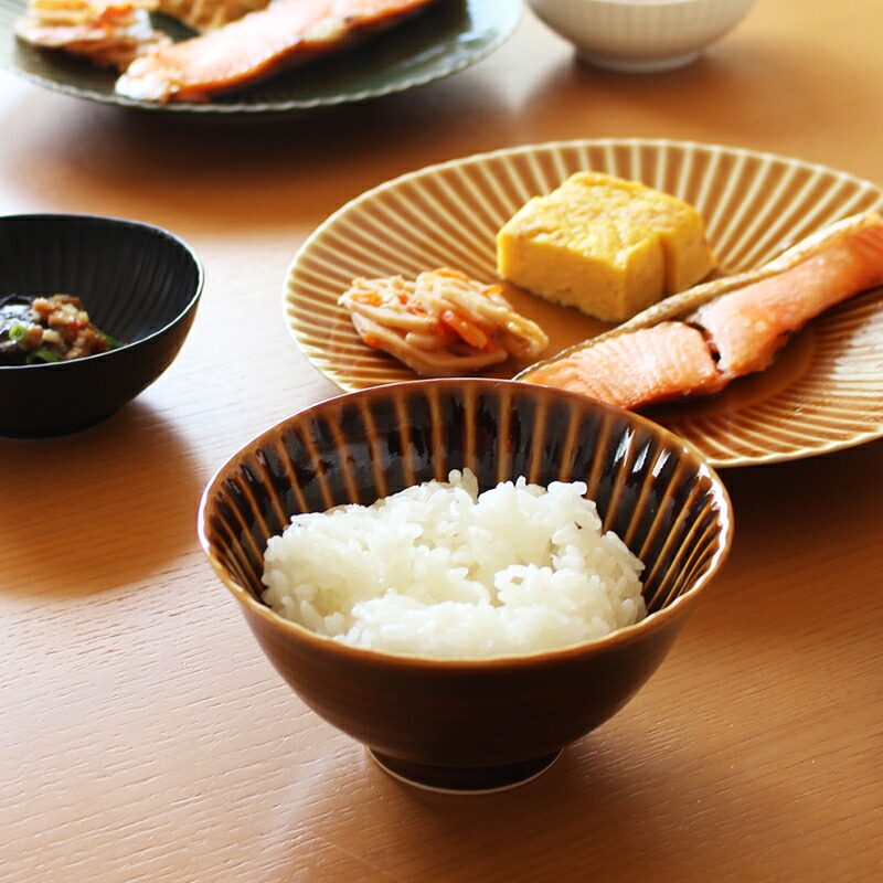楽天市場】【 しのぎ 茶碗 （大） 】 波佐見焼 和食器 ごはん茶碗／茶