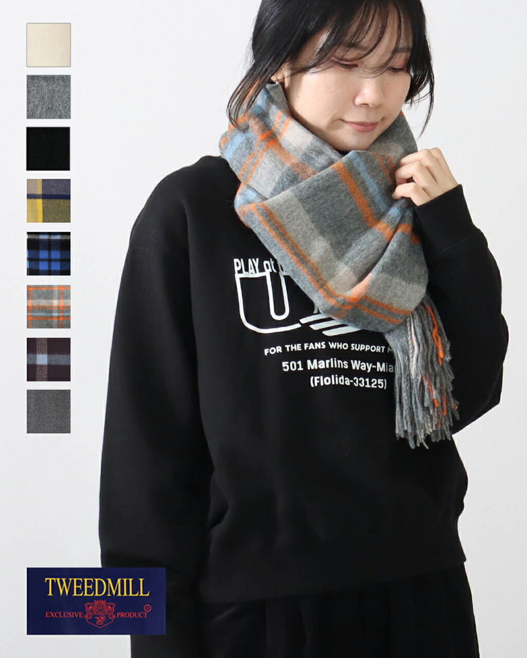楽天市場】【LINEさらに5%offクーポン】TWEED MILL ラムズウール大判