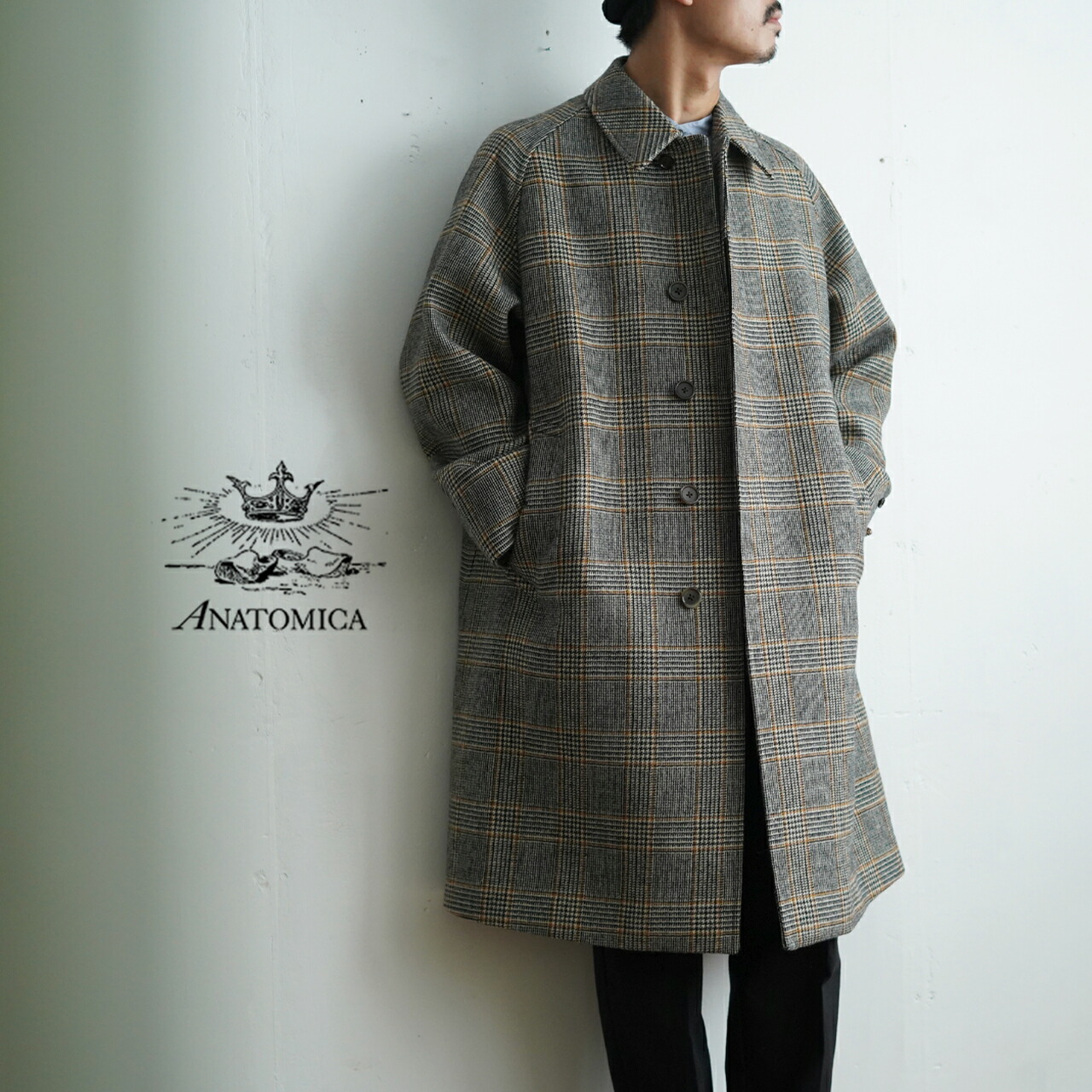 楽天市場】アナトミカ ANATOMICA シングル ラグラン コート メンズ