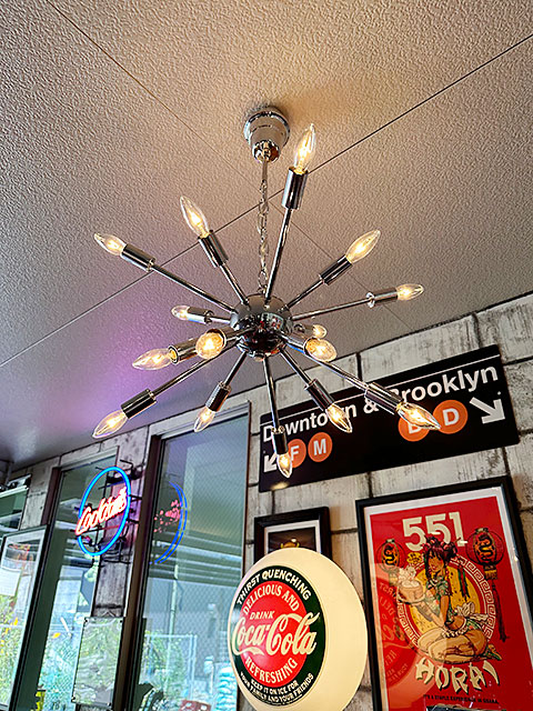 楽天市場】スプートニクランプ 16灯タイプ本体 LED球対応 （クローム