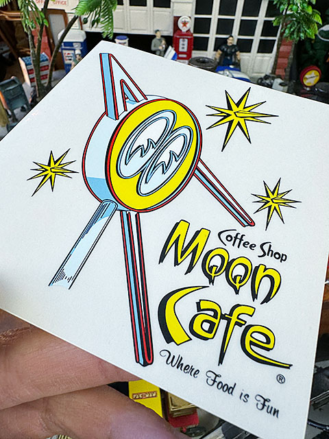 楽天市場】ムーンカフェ ネオン オフィシャル ステッカー クリアタイプ