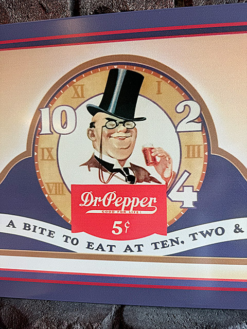 1980年代 ドクターペッパー サイン 看板 ガレージ 旧ロゴ ディスプレイ