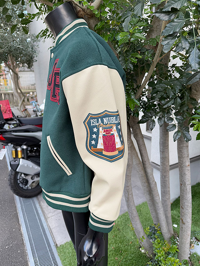 70s スタジャン ビンテージ ラグビー ドラキュラ ブルー アメカジ 希少