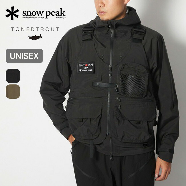 楽天市場】スノーピーク×トーンドトラウト キャンプベスト snow peak