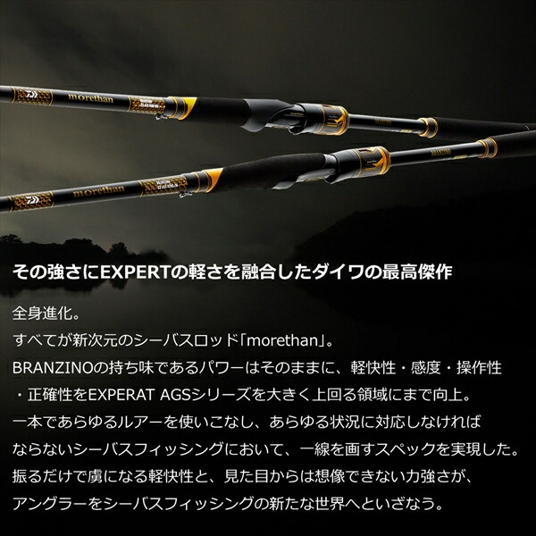 楽天市場】ダイワ モアザン ブランジーノ EX AGS 97ML/M (スピニング 2