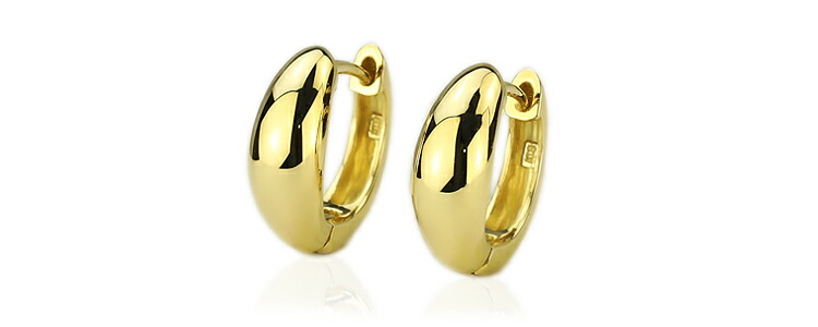 楽天市場】K18中折れ式フープピアス(11mmスピンドル)(18金 18k