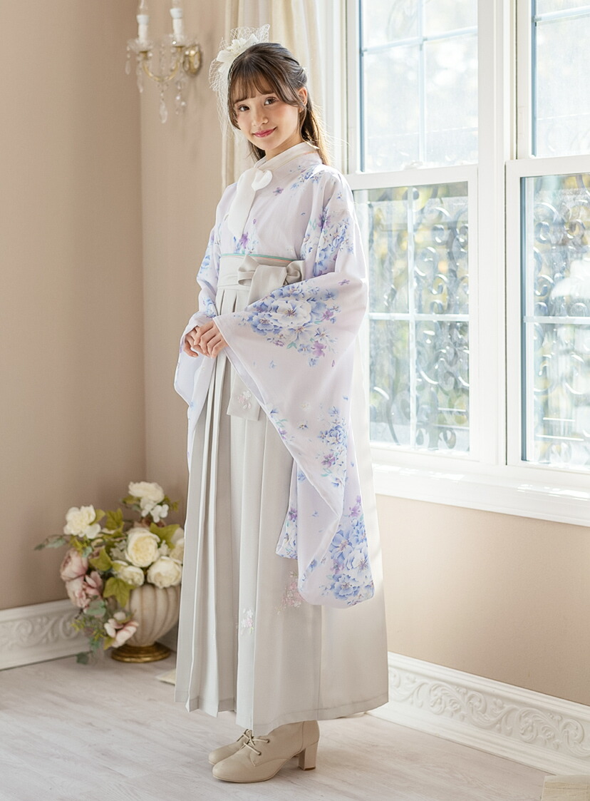 楽天市場】【卒服セール目玉】簡単着付け袴セット 刺繍入り 京都絵師