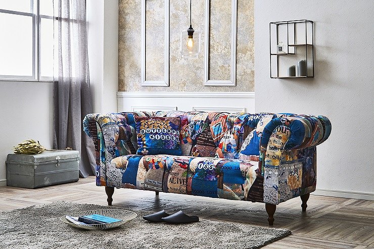 楽天市場】2.5P ソファ ADAM3 アダム3 184cm×93cm 高さ74cm 座面高さ