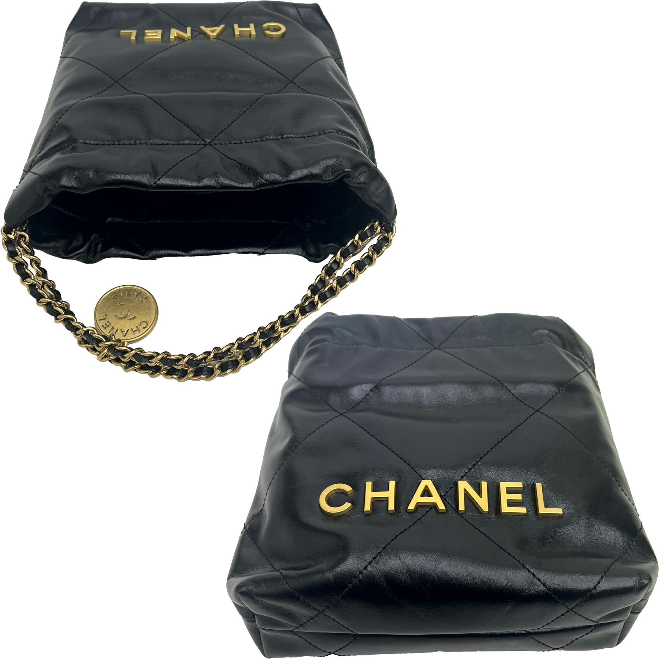 楽天市場】CHANEL シャネル CHANEL 22 ミニ AS3980 ブラック