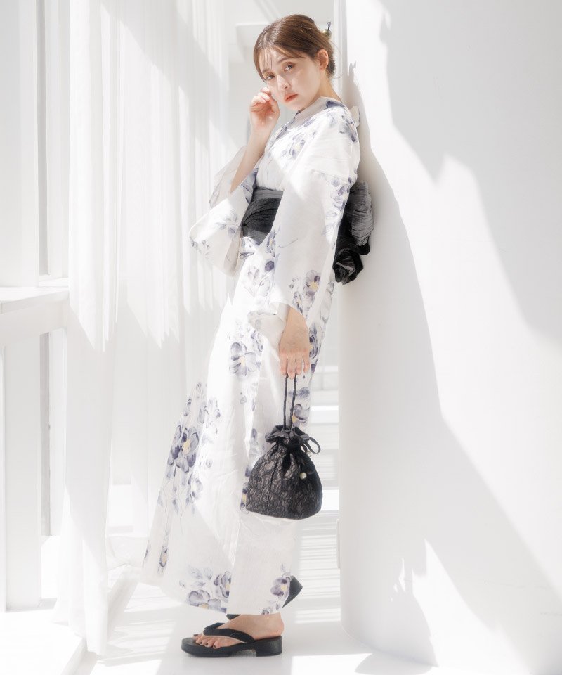 楽天市場】浴衣 5点セット レディース 簡単 大人 可愛い（ゆかた・しわ