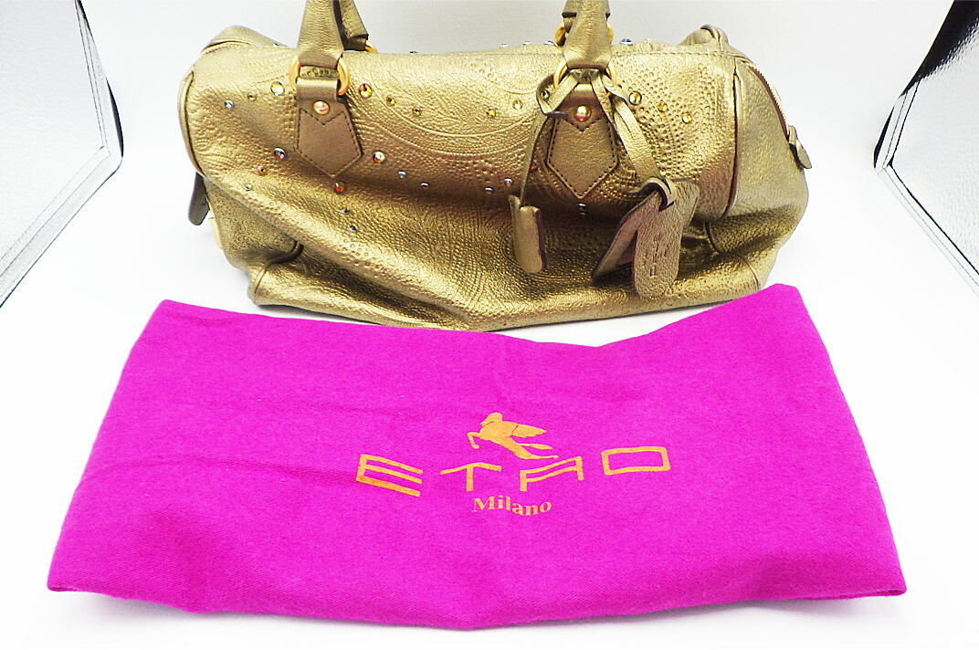 楽天市場】ETRO(エトロ）ミニボストンバッグ ハンドバッグ ペイズリー
