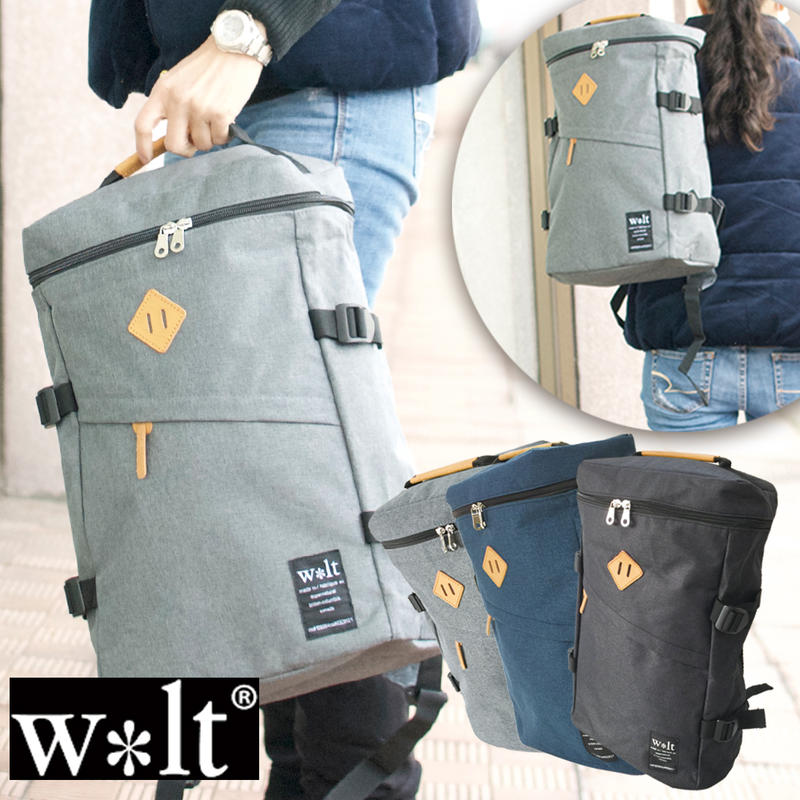 楽天市場】リュック w＊lt walt ウォルト リュックサック ボックス型