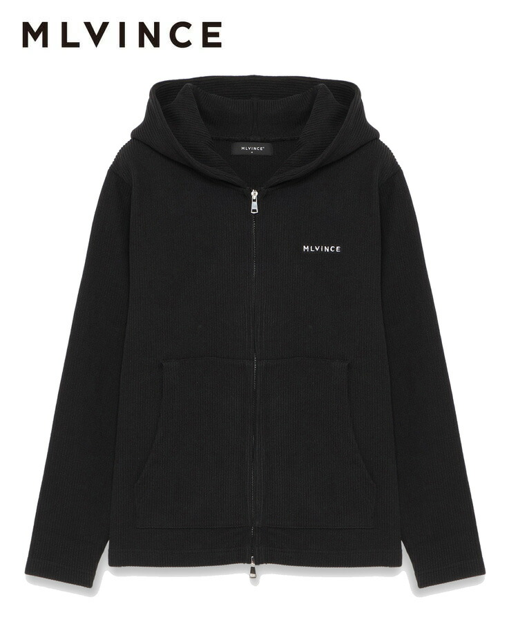 楽天市場】MLVINCE メルヴィンス メンズ パーカー KNIT ZIP HOODY